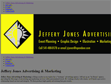 Tablet Screenshot of jefferyjonesadvertising.com